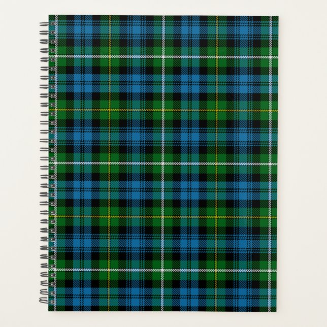 Agenda Clã Escocês Campbell De Argyll Tartan Xadrez (Frente)