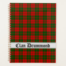 Clan Drummond Tartan Personalizável