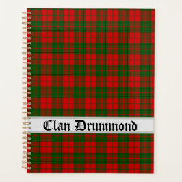 Agenda Clan Drummond Tartan Personalizável