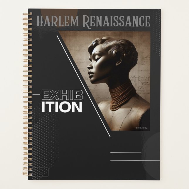 Agenda Clássico Sofisticado Renascimento de Harlem Jogand (Frente)