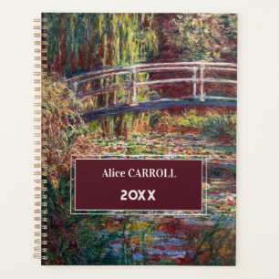 Agenda Claude Monet - Lagoa de Água Lily, Harmonia Rosa