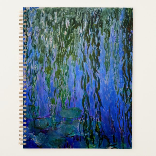 Agenda Claude Monet - Lírios d'água com salgueiro chorand (Frente)