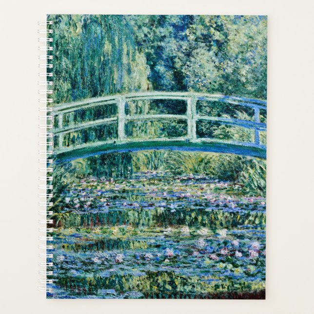 Agenda Claude Monet - Lírios De Água E Ponte Japonesa (Frente)