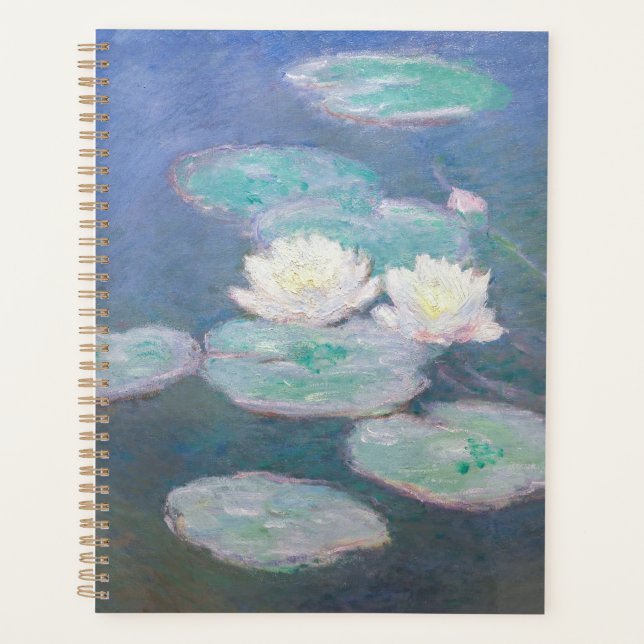 Agenda Claude Monet - Lírios De Água, Efeito Da Noite (Frente)