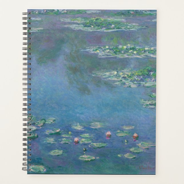 Agenda Claude Monet - Lírios Hídricos (Frente)