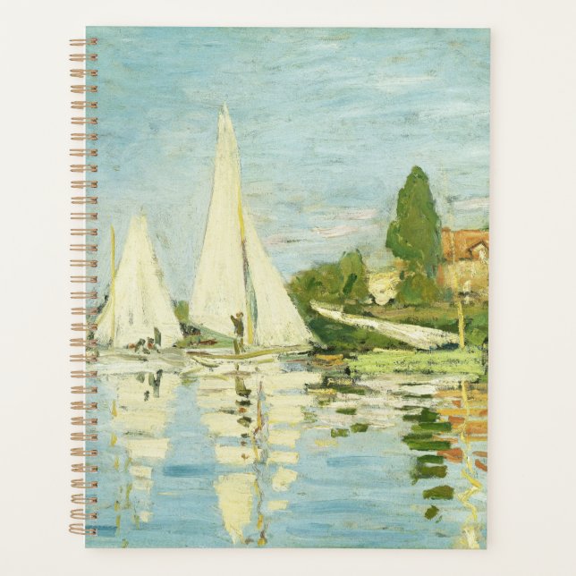 Agenda Claude Monet. Regattas em Argenteuil (Frente)
