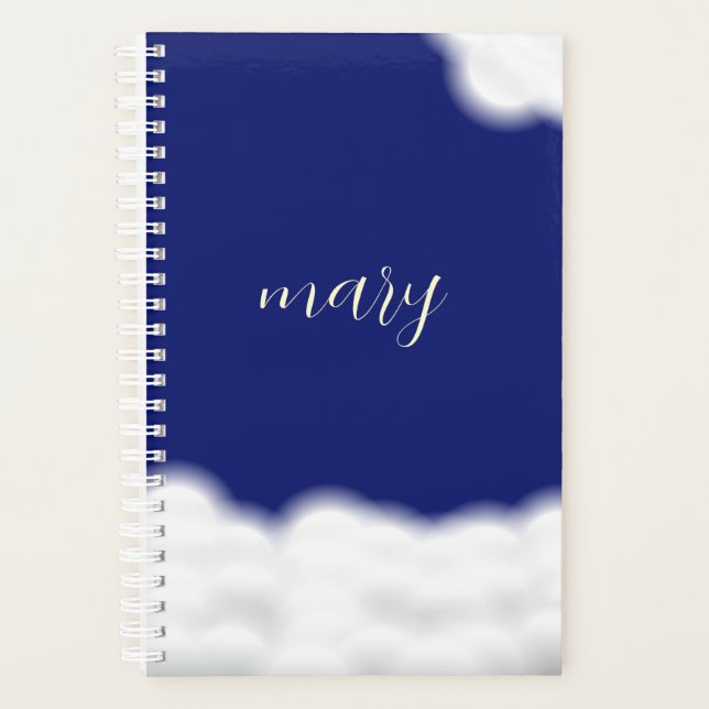 Agenda cloud&stars personalizado (Frente)