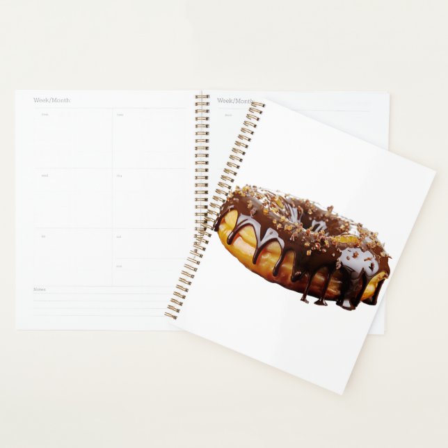 Agenda Cobertura grossa e brilhante de donut decadente da (Exibição)