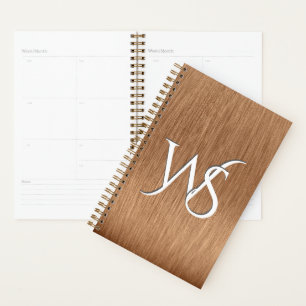 Agenda Cobre Bruto Monograma