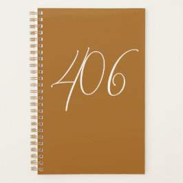 Agenda Cobre Montana com código de área branca