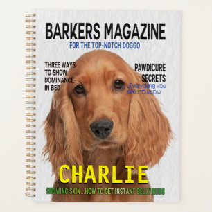 Agenda Cobrir da Revista Parody do Cocker Spaniel
