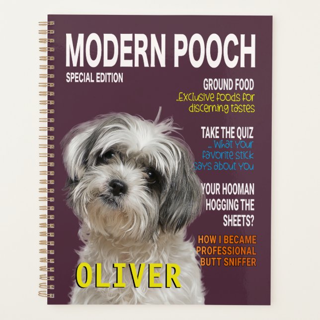 Agenda Cobrir da Revista Shih Tzu Parody (Frente)