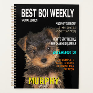 Agenda Cobrir da revista Yorkshire Terrier Parody