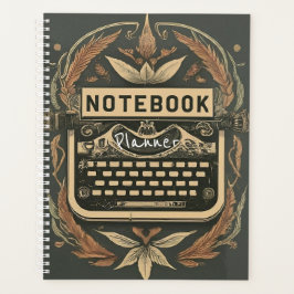 Agenda Cobrir de máquinas de escrever Vintage