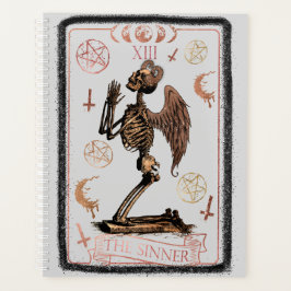 Agenda Cobrir de Placa Tarot Sinner