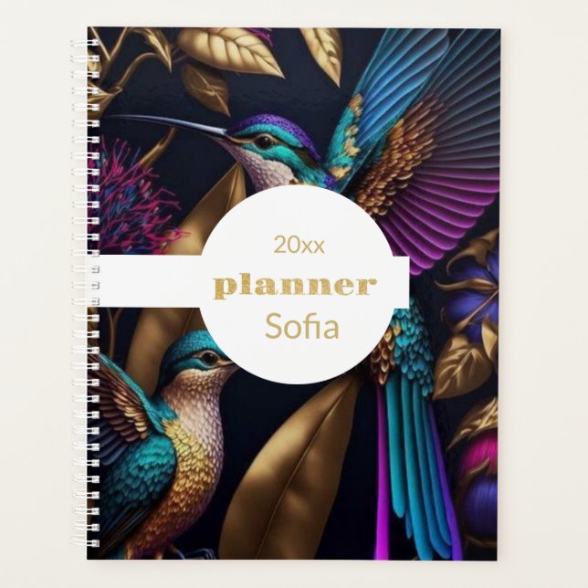 Agenda Cobrir tropical Bonito moderno (Frente)
