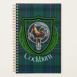 Agenda Cockburn Scottish Clan Tartan & Crest