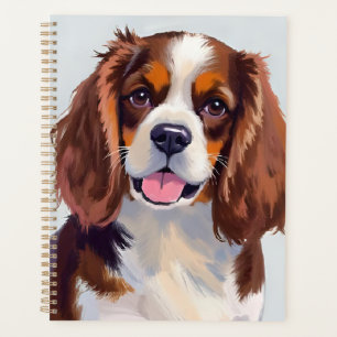 Agenda Cocker Spaniel   Cachorro Pintura de Animal de Est