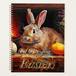 Agenda Coelhinho de Páscoa com Felz pascoa de ovos de Pás