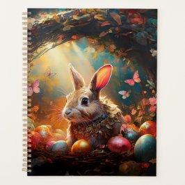 Agenda Coelhinho felz pascoa com ovos de Páscoa