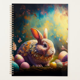 Agenda Coelhinho felz pascoa com ovos de Páscoa