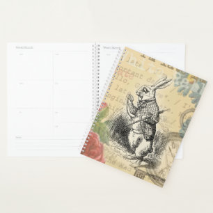 Agenda Coelho Branco Aventuras de Alice no País das Marav