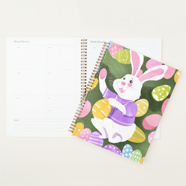 Agenda coelho com ovos de Páscoa (Exibição)