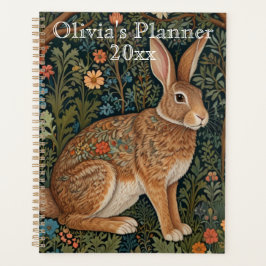 Agenda Coelho marrom-boho Elegante