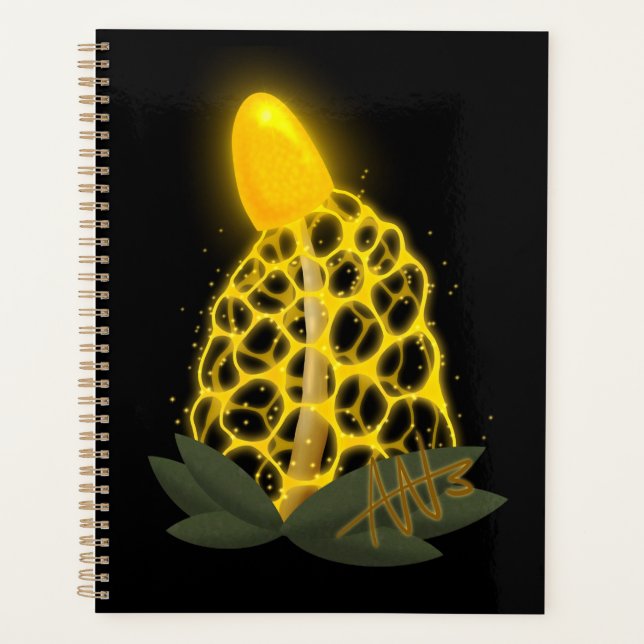 Agenda Cogumelo Amarelo Magro de Véu Bridal (Frente)