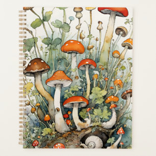 Agenda Cogumelos e caracóis amam a arte dos cogumelos