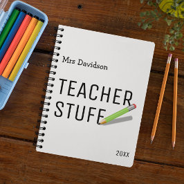 Agenda Coisas engraçadas personalizadas para professores