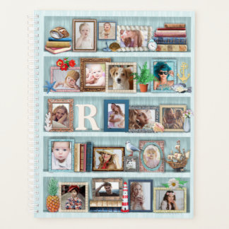 Agenda Colagem de Fotografias da Família — Bookcase de Pr