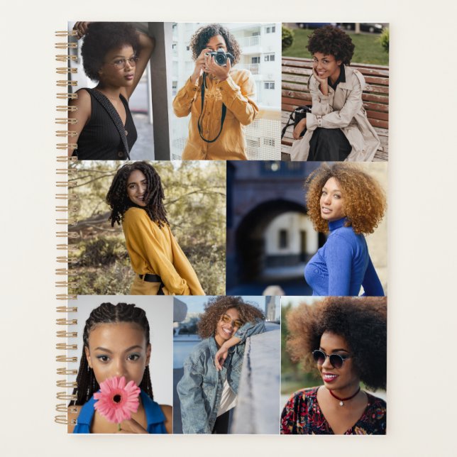 Agenda Colagem de Fotografias do Design 8 (Frente)