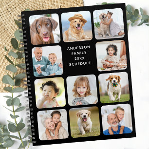 Agenda Colagem de Fotografias Moderna Personalizada para