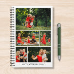 Agenda Colagem de Fotografias Múltiplas Crie a sua própri<br><div class="desc">Crio de Colagem de Fotos Múltiplas Seu Próprio Planejador Familiar Personalizado apresenta uma colagem de fotos de cinco de suas fotos favoritas e personalizado com seu nome ou texto personalizado na tipografia moderna. Famílias e amigos de presentes personalizados perfeitos para aniversários, Natal, Dia de as mães, Dia de os pais,...</div>