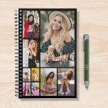 Agenda Colagem de Fotografias Múltiplas Simples Personali<br><div class="desc">Multi Photo Collage Simple Modern Personalized Planner apresenta uma colagem de fotos de nove de suas fotos favoritas e personalizado com seu nome ou texto personalizado na tipografia moderna. Famílias e amigos de presentes personalizados perfeitos para aniversários, Natal, Dia de as mães, Dia de os pais, Avós, irmão, irmã, melhor...</div>