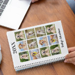 Agenda Colagem de Fotos 12 Pet Dog da Família Personaliza<br><div class="desc">Planeador de calendário de colagem de fotos personalizado para o seu melhor amigo. Mantenha todos os seus compromissos com cães, quer sejam visitas veterinárias, datas de brincadeira de filhotes, aliciamento de cães ou treinamento organizado, cada animal merece um planejador personalizado de fotos de animais de estimação! Nosso planejador de fotos...</div>