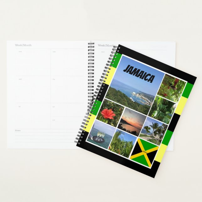 Agenda Colagem de Fotos da Jamaica (Exibição)