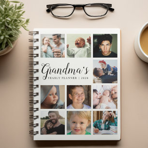 Agenda Colagem de Fotos Moderna 9 Anualmente