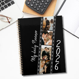 Agenda Colagem de fotos moderna e elegante no estilo de p
