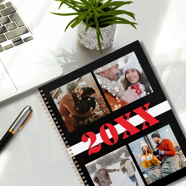 Agenda Colagem de Fotos Moderna Minimalista, Esposa Pilot (Criador carregado)