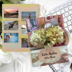Agenda Colagem de Fotos PCM1 das Primeiras Flores da prim
