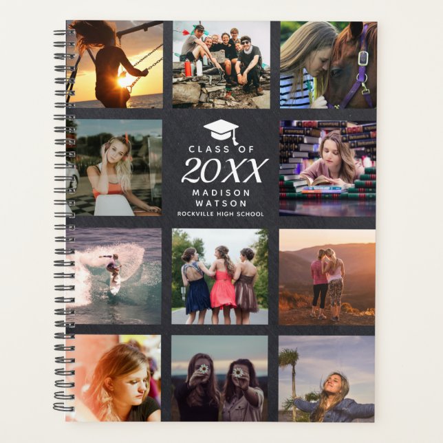 Agenda Colagem de Fotos Personalizada Classe De Formando  (Frente)