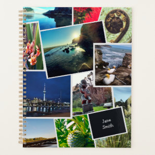 Agenda Colagem de Fotos Personalizada da Nova Zelândia