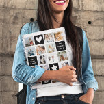 Agenda Colagem de Fotos Personalizada do Cubo de Cubo de<br><div class="desc">Seu planejador personalizado apresenta um design inesquecível que é adaptado a você, com blocos que podem ser alterados para qualquer cor. Adicione até 15 fotos e um modelo de texto simples de sua escolha, e sua criação personalizada está pronta. Você pode dar o presente perfeito para qualquer ocasião - para...</div>