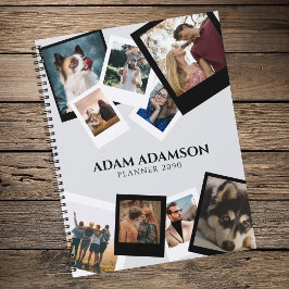 Agenda Colagem de Fotos Personalizada Família Moderna Ami