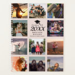 Agenda Colagem de Fotos Personalizada Instagram Moderna T<br><div class="desc">Trendy e moderna colagem de fotos amigável ao Instagram com um pano de fundo rosa e ilustração de boné roxo tem um espaço para o nome do aluno e para o nome da escola. Personalize com suas fotos favoritas e comece o ano certo com um planejador de escola personalizado que...</div>