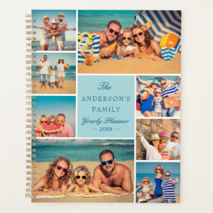 Agenda Colagem de Fotos Personalizável Cor Custom 9 Famíl