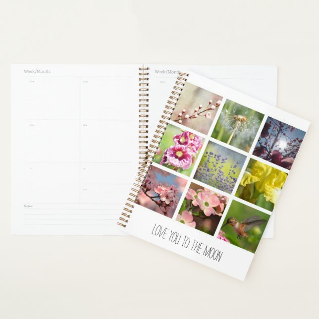 Agenda Colagem de Texto e Foto Personalizada (Exibição)