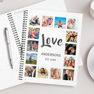 Agenda Colagem Personalizada de Fotos da Família Personal